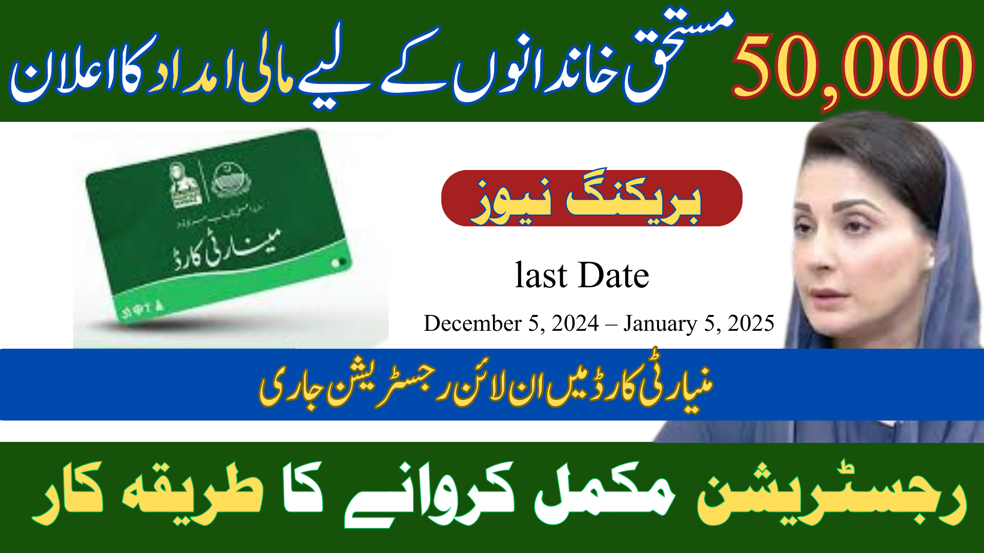 Minority Card Online Registration Start